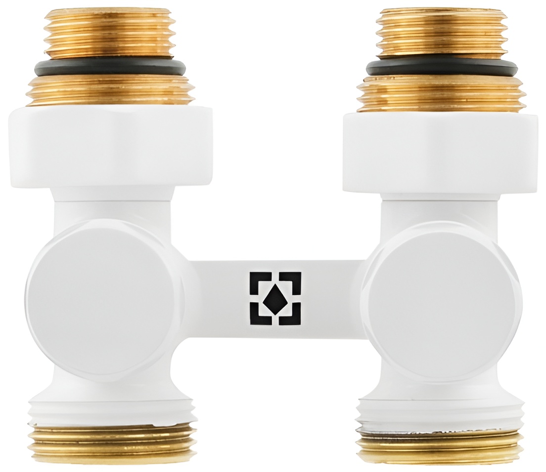 в продаже Узел нижнего подключения Raftec 1/2"x3/4", прямой, White (DHRKS11-W) - фото 3