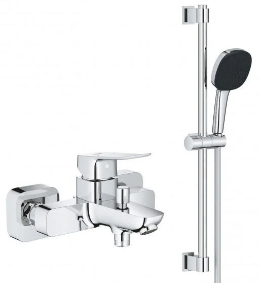 Змішувач для ванни Grohe Dice Quickfix BF101872VC (1018720000+26928001)