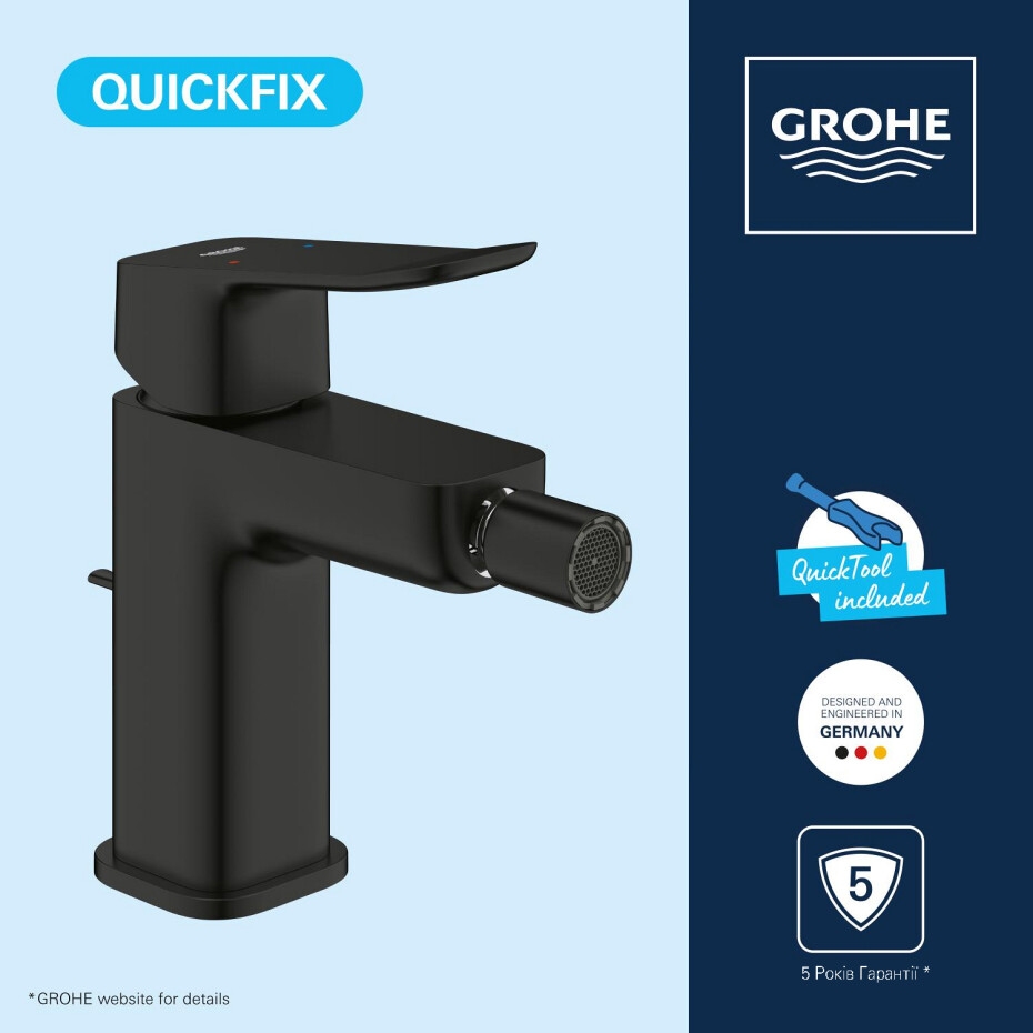 Змішувач для біде Grohe QuickFix Dice 1018772430 відгуки - зображення 5