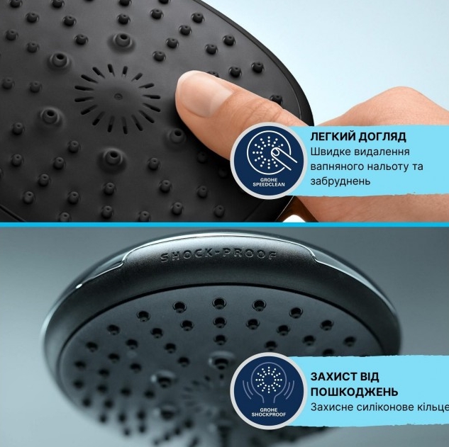 Ручний душ Grohe Vitalio Start 110 26972001 інструкція - зображення 6