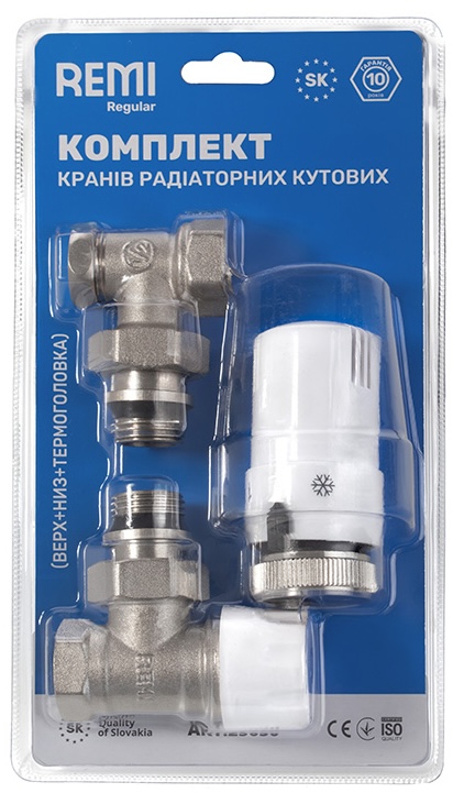 Комплект кранов Remi 1/2" с термоголовкой отзывы - изображения 5