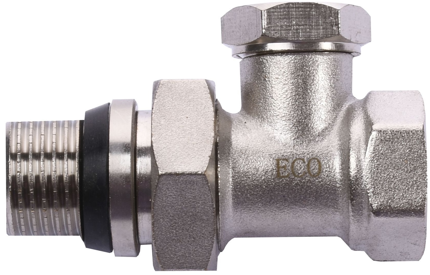 Кран радіаторний ECO Technology 1/2" прямий, під ключ з ущільнювачем (ECO5108) ціна 119 грн - фотографія 2