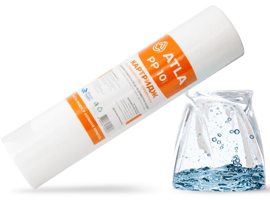 Картридж для фильтра Atla PP251010 10mcr (вспененный полипропилен) цена 0 грн - фотография 2