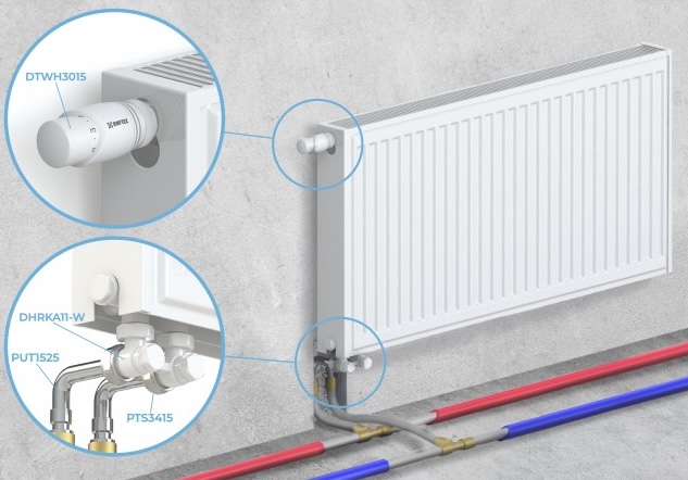 в продаже Узел нижнего подключения Raftec 1/2"x3/4" угловой (HRKA11) - фото 3