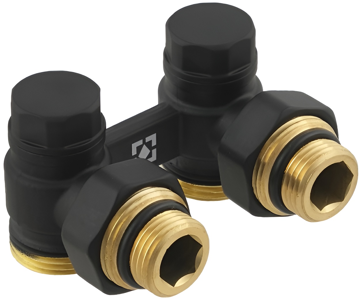 в продаже Узел нижнего подключения Raftec 1/2"x3/4" угловой, Black (DHRKA11-B) - фото 3