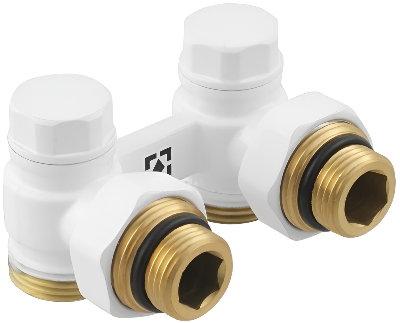 Узел нижнего подключения Raftec 1/2"x3/4" угловой, White (DHRKA11-W) цена 940 грн - фотография 2