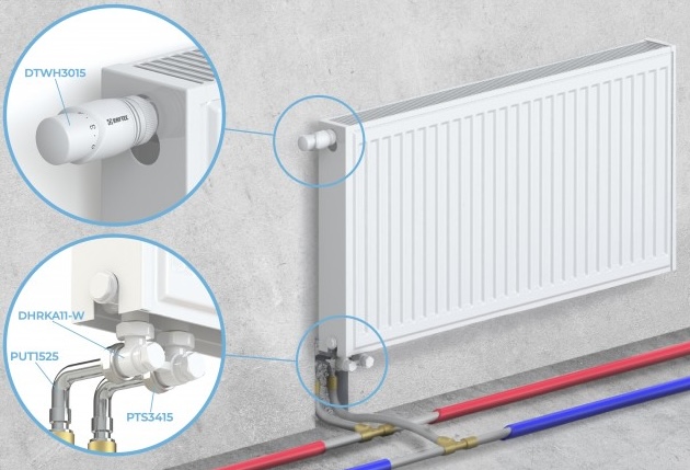 Узел нижнего подключения Raftec 1/2"x3/4" угловой, White (DHRKA11-W) инструкция - изображение 6