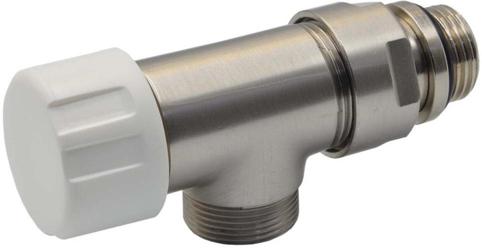 Кран-термостат реверсивный Carlo Poletti Reversa Thermo 1/2"x 24-19 Brush Silver (V61111J) цена 4976 грн - фотография 2