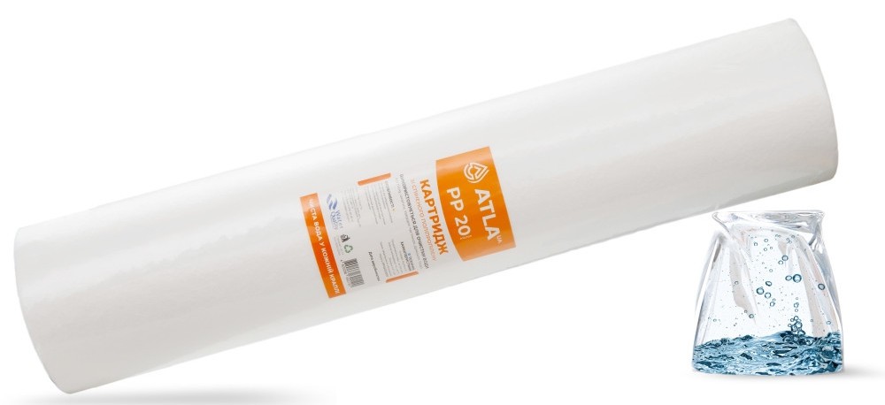 Картридж для фильтра Atla PP452020 20mcr (вспененный полипропилен) цена 0 грн - фотография 2