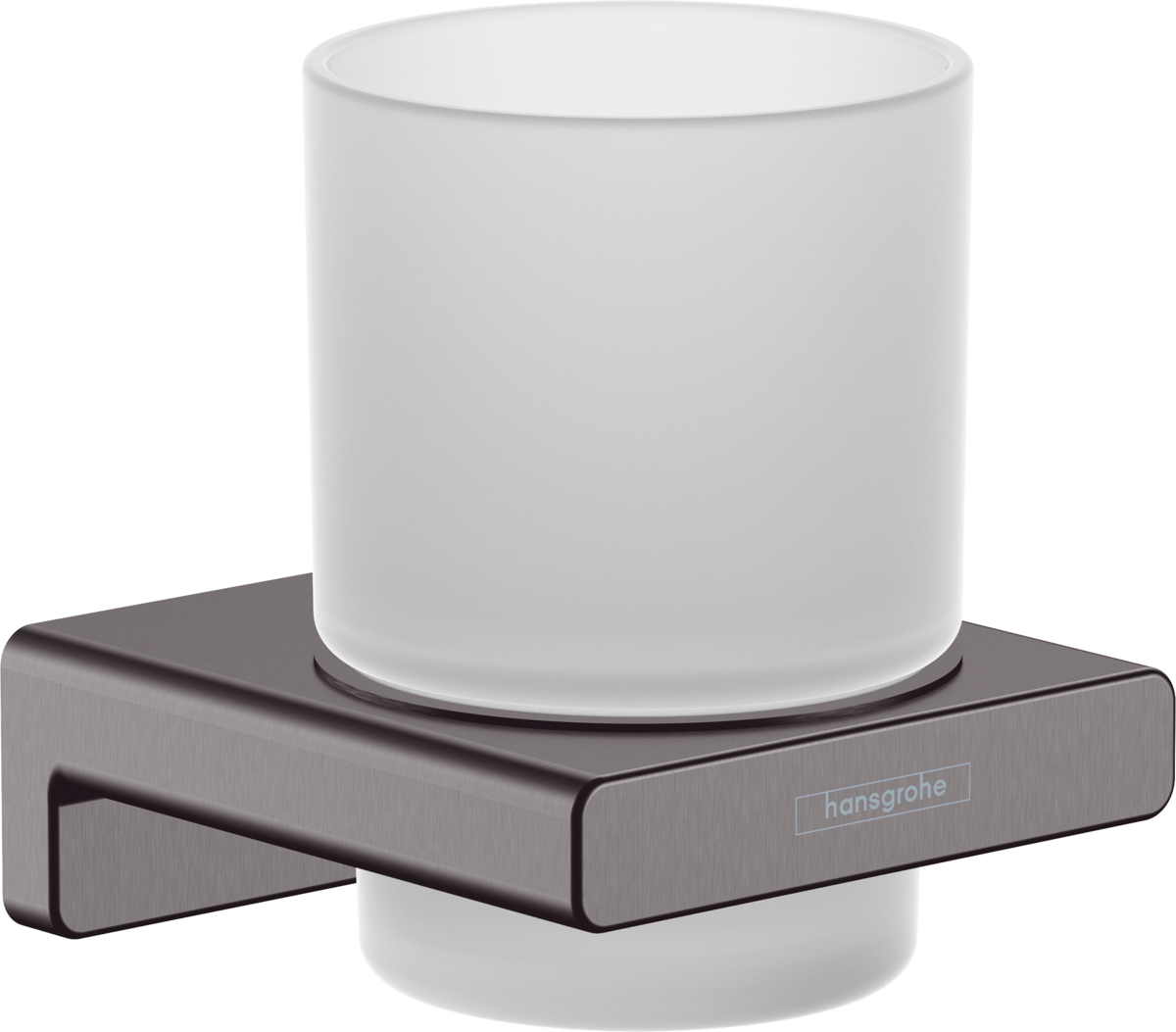 Стакан для зубных щёток Hansgrohe AddStoris Brushed Black Chrome 41749340