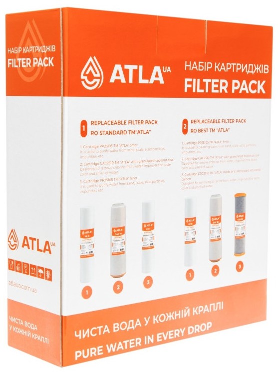 в продаже Комплект картриджей Atla RO-Standart - фото 3