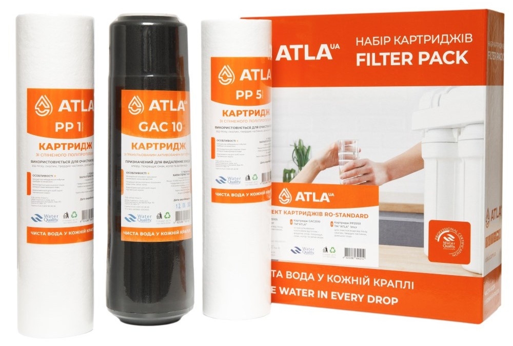 ᐉ Комплект картриджей Atla RO-Standart купить по цене 370 грн. в Киеве ...