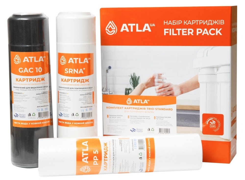 ᐉ Комплект картриджей Atla Trio-Standard купить по цене 773 грн. в ...