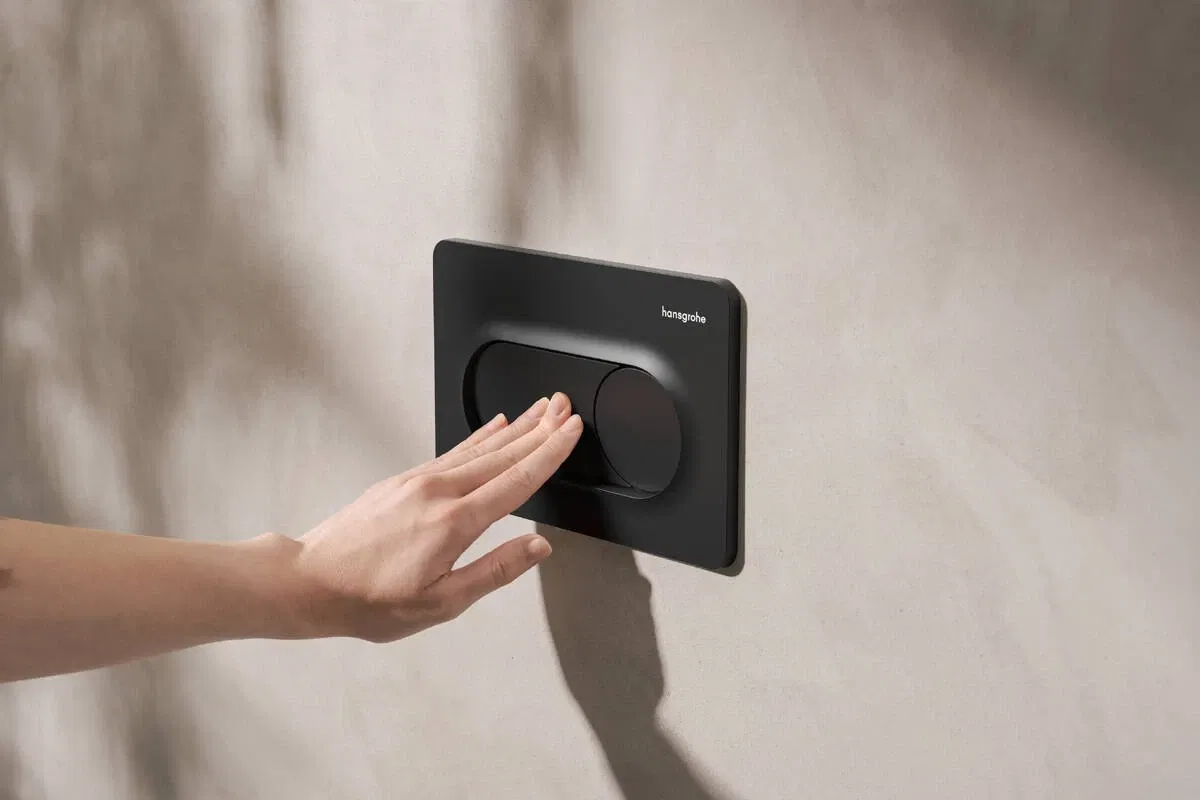 в продажу Панель змиву для інсталяції Hansgrohe iFrame Original S Matt Black 66002670 - фото 3