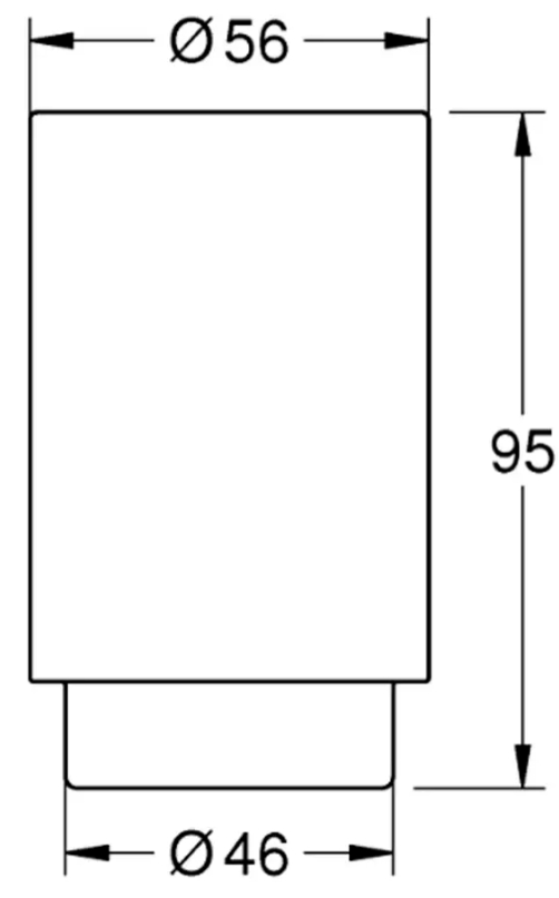 Grohe Selection 41029000 Габаритные размеры