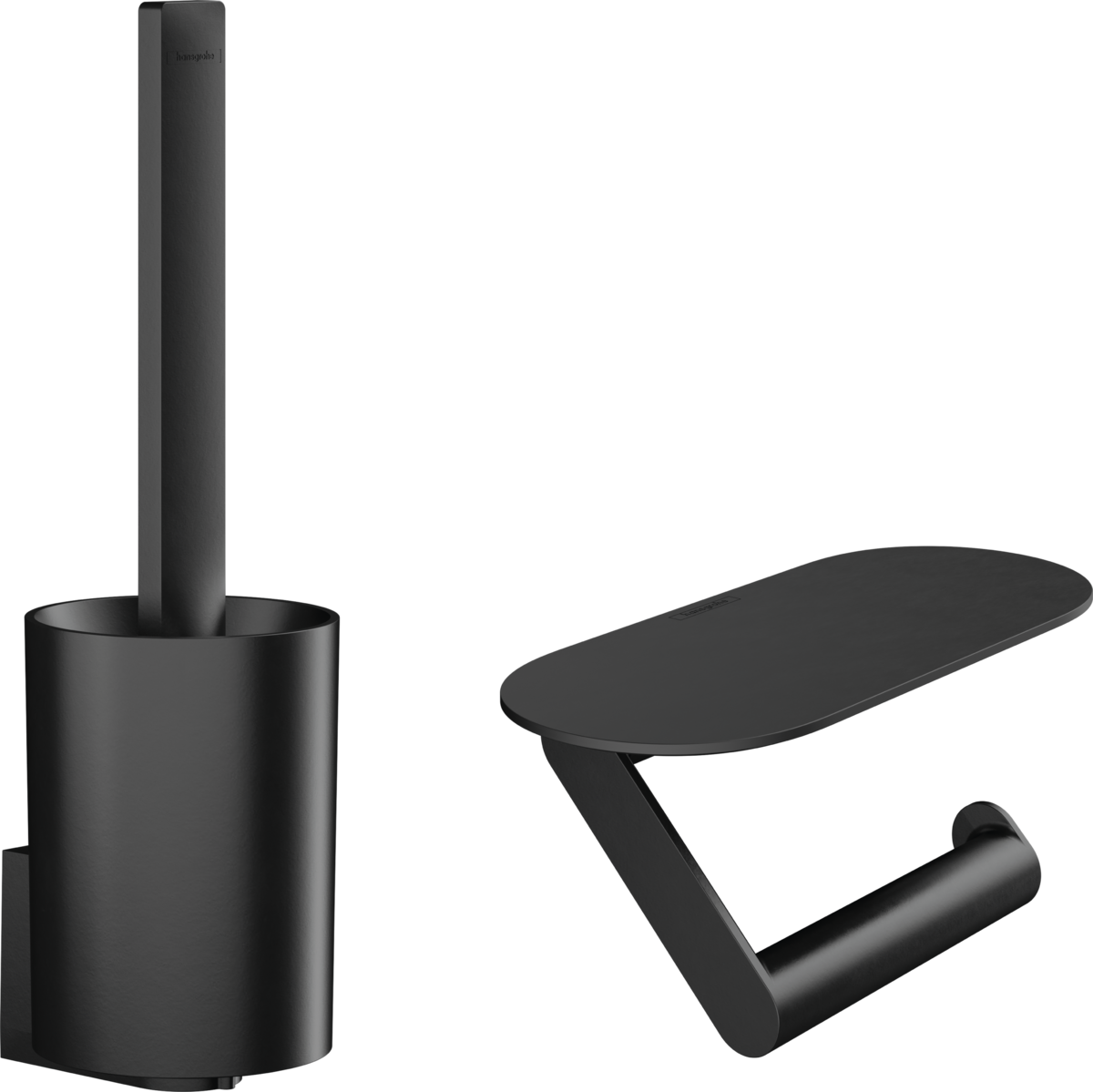 Комплект Аксесуарів 2в1 Hansgrohe WallStoris Matt Black 27969670