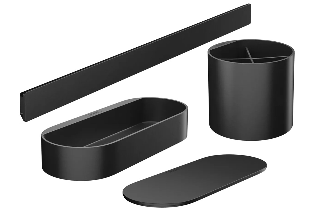 Комплект Аксесуарів 4в1 Hansgrohe WallStoris Matt Black 27968670