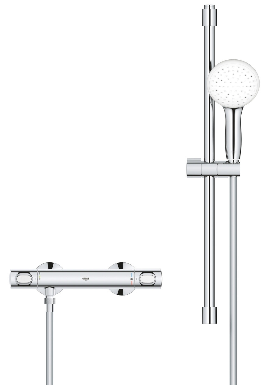 Смеситель для душа с термостатом Grohe Grohtherm 500 34796001 цена 7599 грн - фотография 2