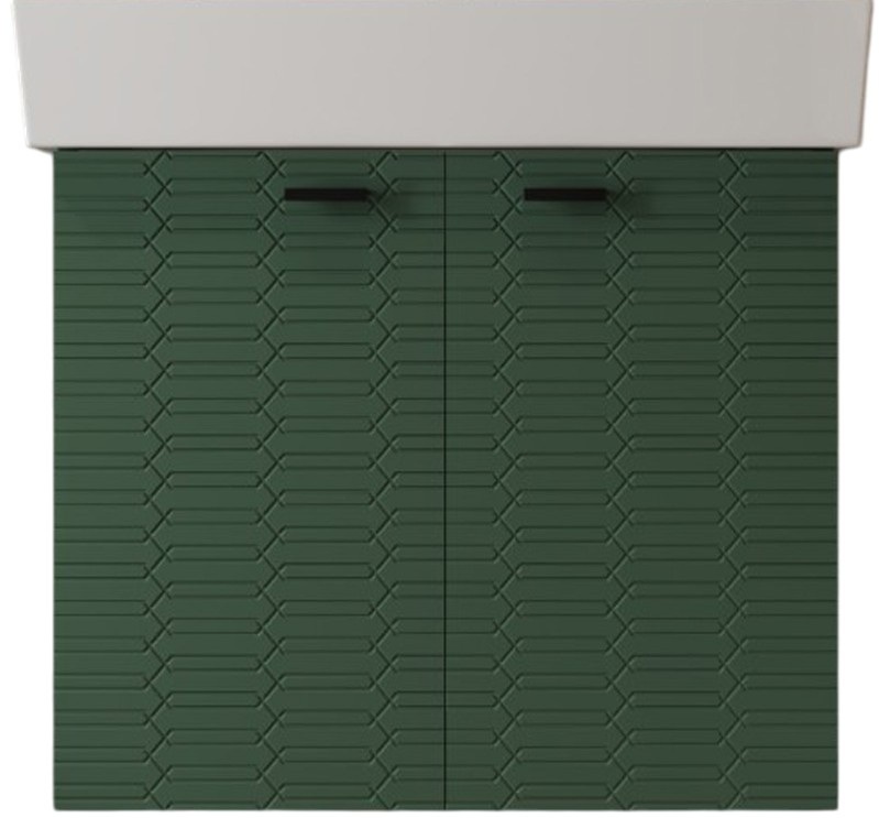 Тумба с умывальником Devit Flow, 60 см (484060E) цена 9539 грн - фотография 2