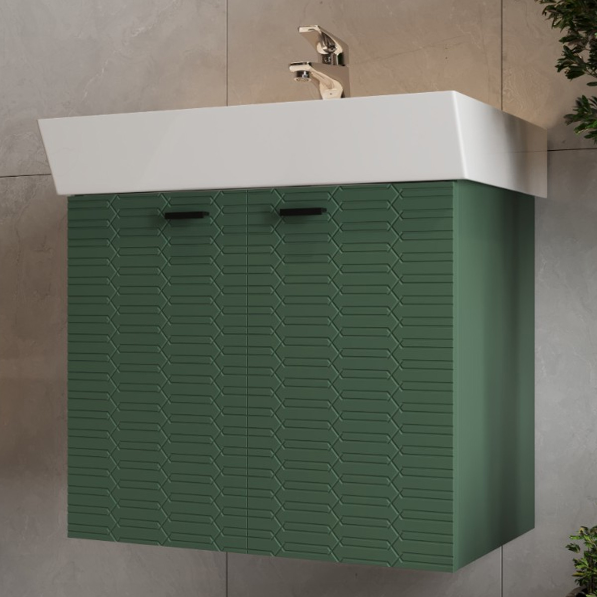 Тумба с умывальником Devit Flow, 60 см (484060E) инструкция - изображение 6