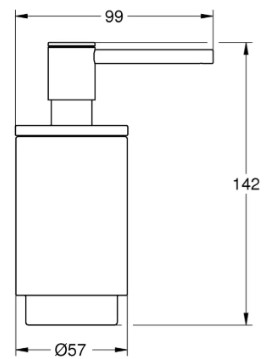 Grohe Selection 41218KF0 Габаритные размеры