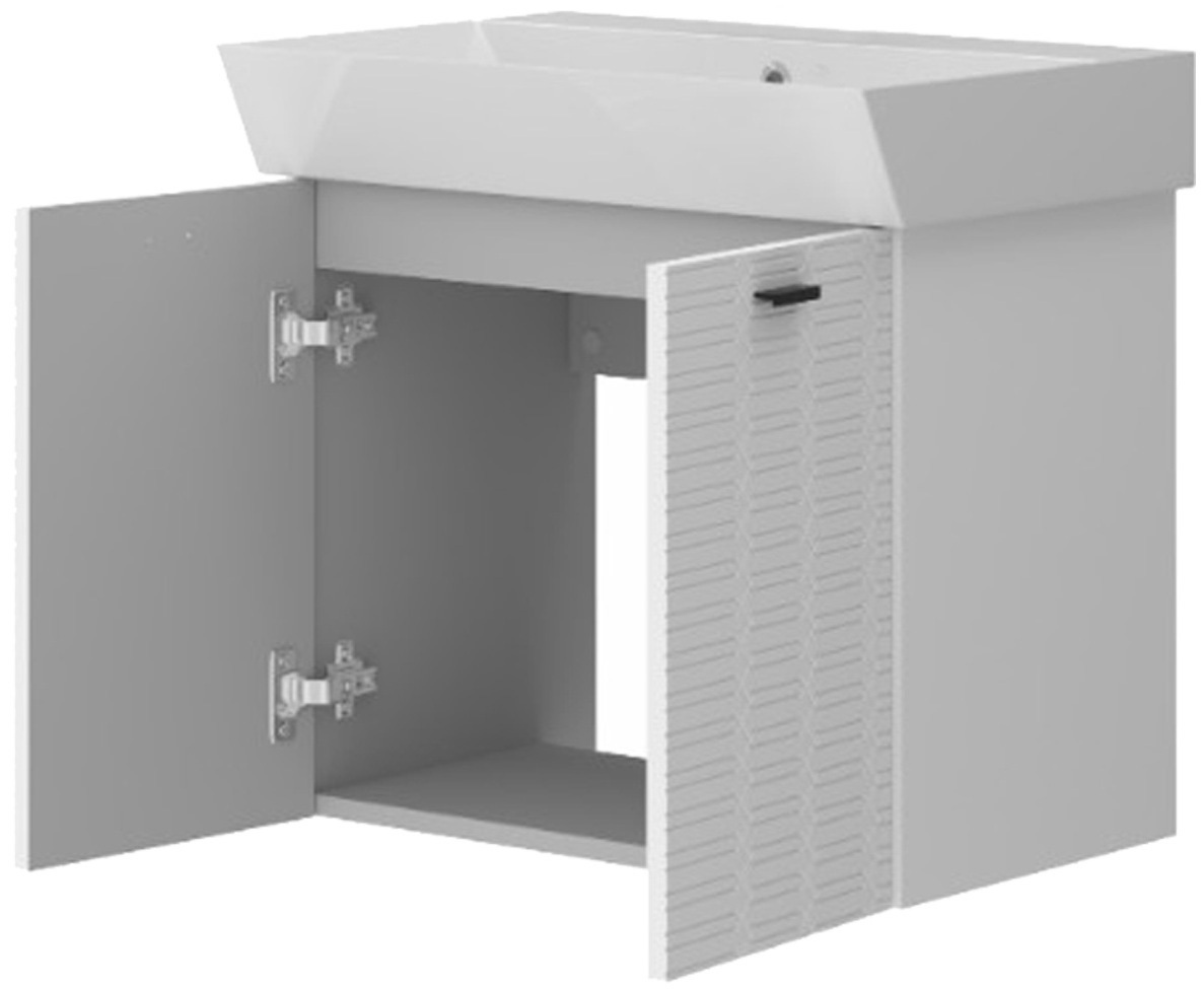 в продаже Тумба с умывальником Devit Flow, 50 см (484050W) - фото 3