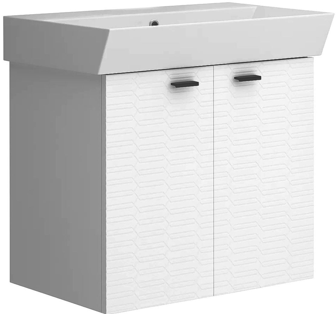 Тумба с умывальником Devit Flow, 50 см (484050W)