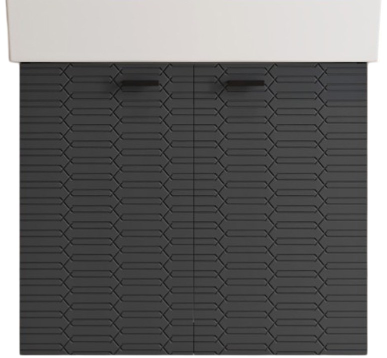 Тумба с умывальником Devit Flow, 60 см (484060A) цена 9539 грн - фотография 2