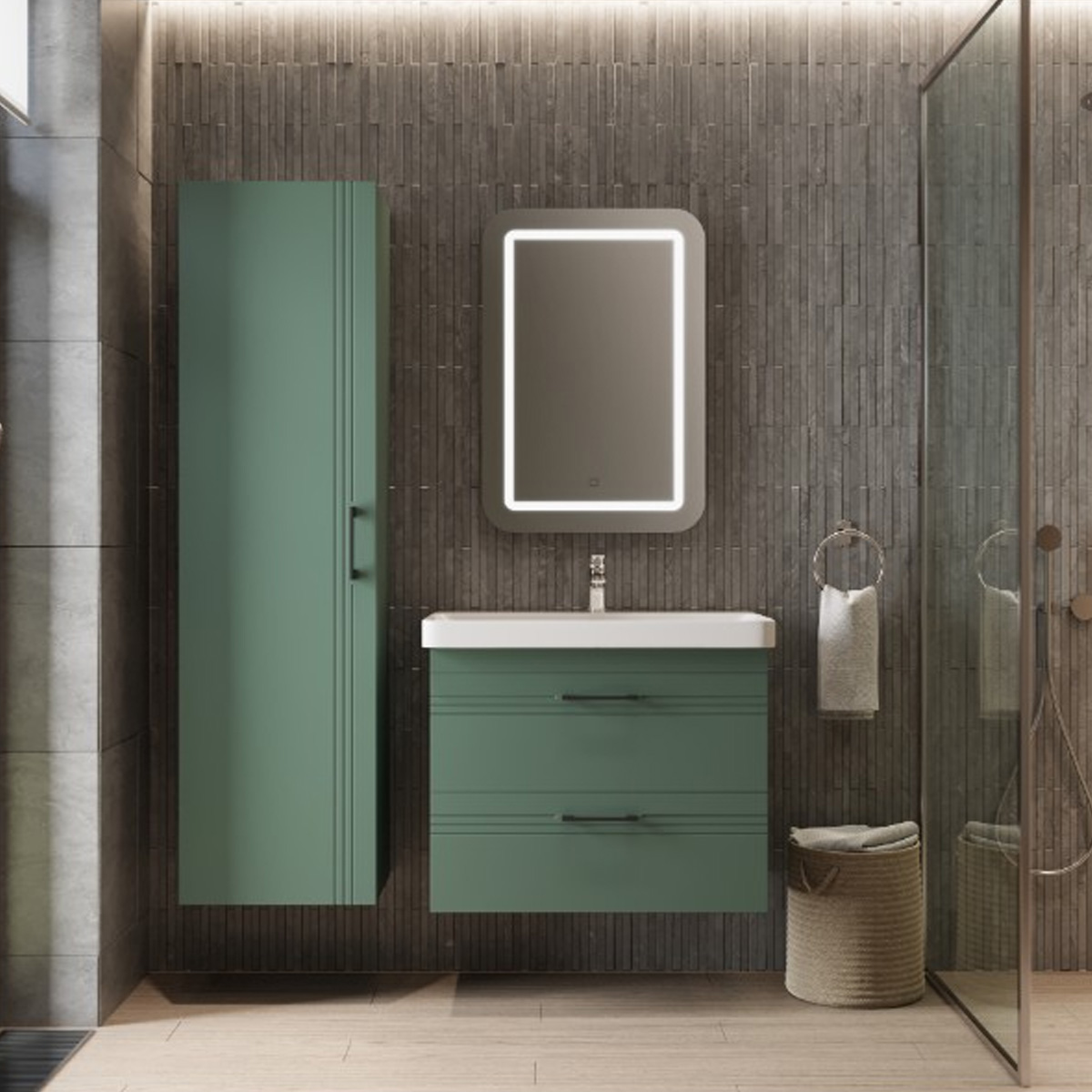 Тумба з умивальником Devit Urbanis, 60 см (454060E) зовнішній вигляд - фото 9