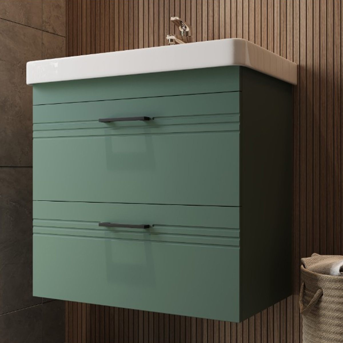 Тумба з умивальником Devit Urbanis, 80 см (454080E) інструкція - зображення 6