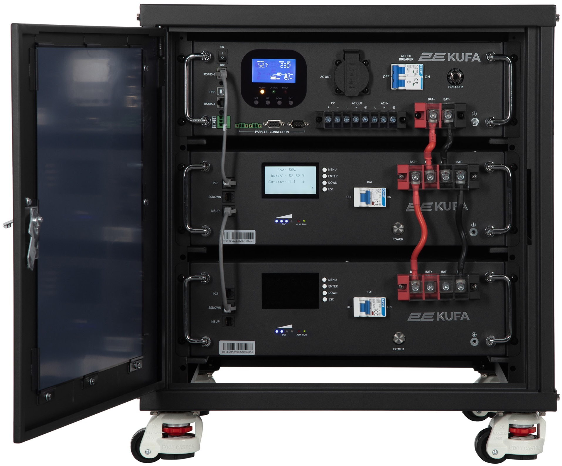 Система резервного питания 2E PowerStation Kufa 5000 Вт, 10.24 кВт/ч, MPPT 5.5 кВт (2E-ESS-PSK5-10) цена 104999 грн - фотография 2