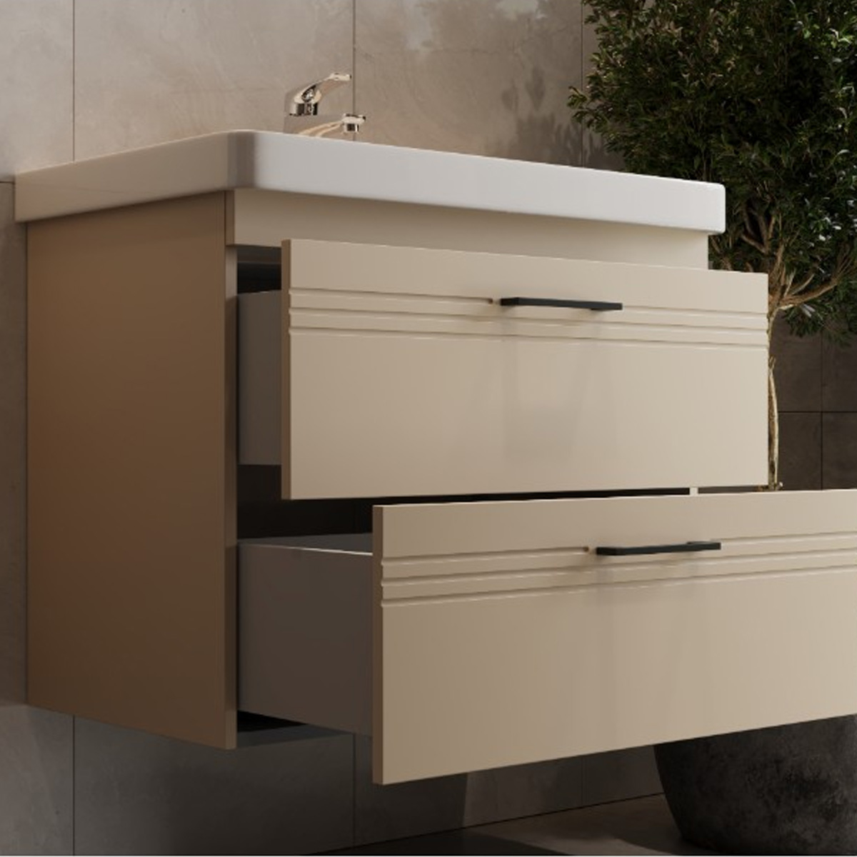 Тумба з умивальником Devit Urbanis, 60 см (454060BE) характеристики - фотографія 7