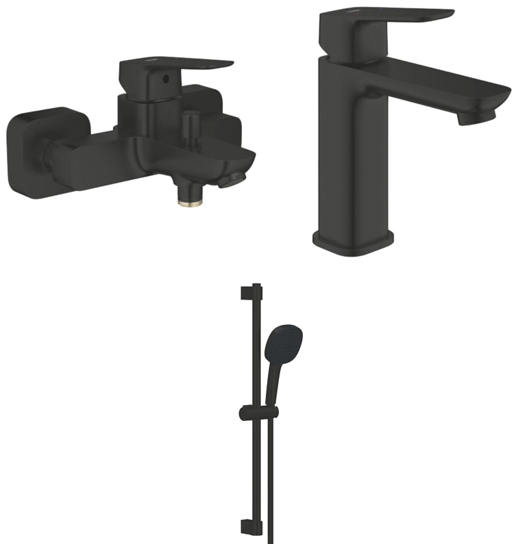 Набір змішувачів Grohe Cubeo UA125246M243 (1018132430+1017552430+ 267482433)