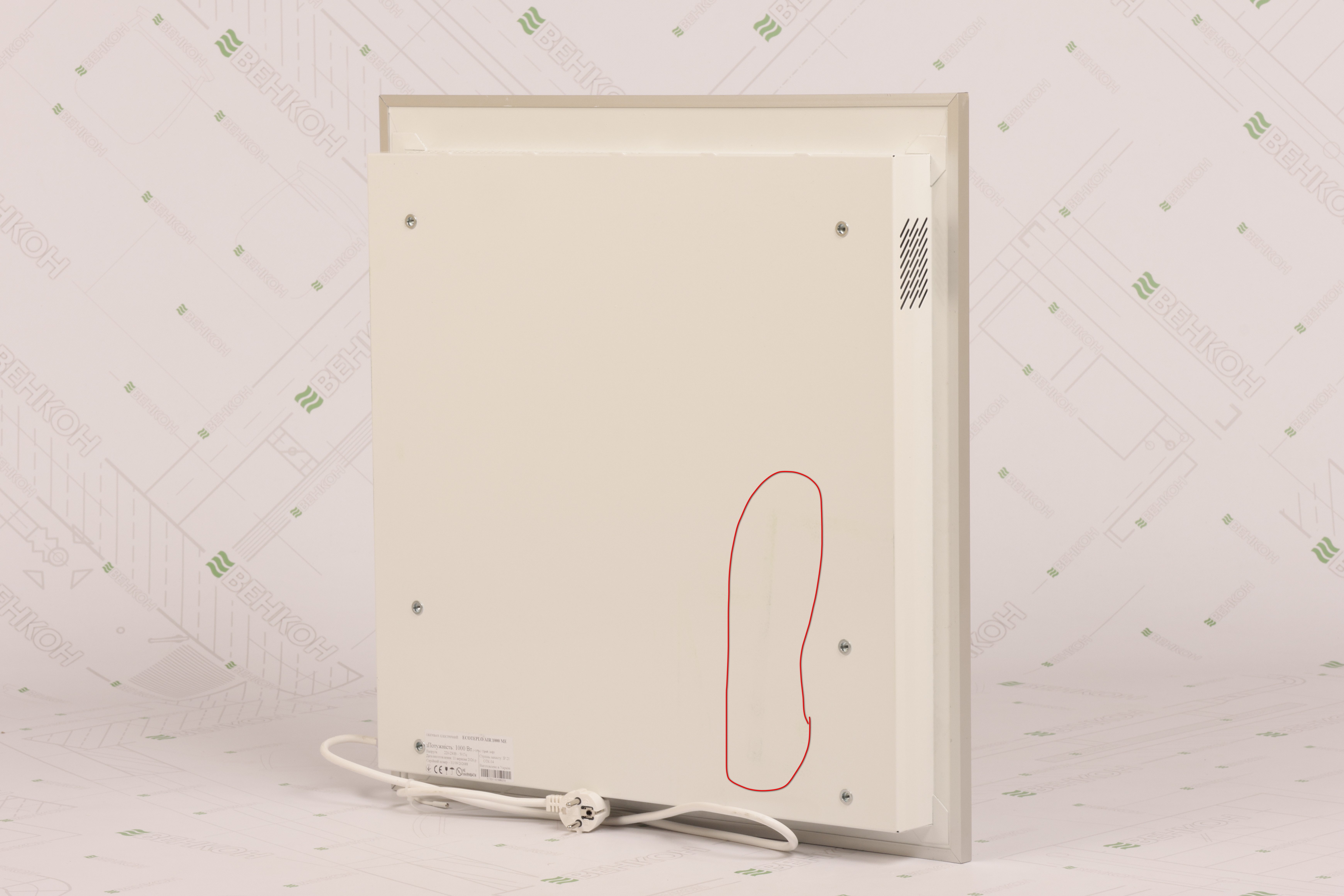 продукт Ecoteplo Air 1000 ME сірий лофт (Уцінка) - photo 14