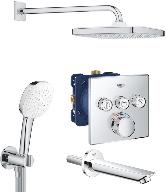 Душова система Grohe Grohtherm Tempesta 250 Cube UA26415SC6