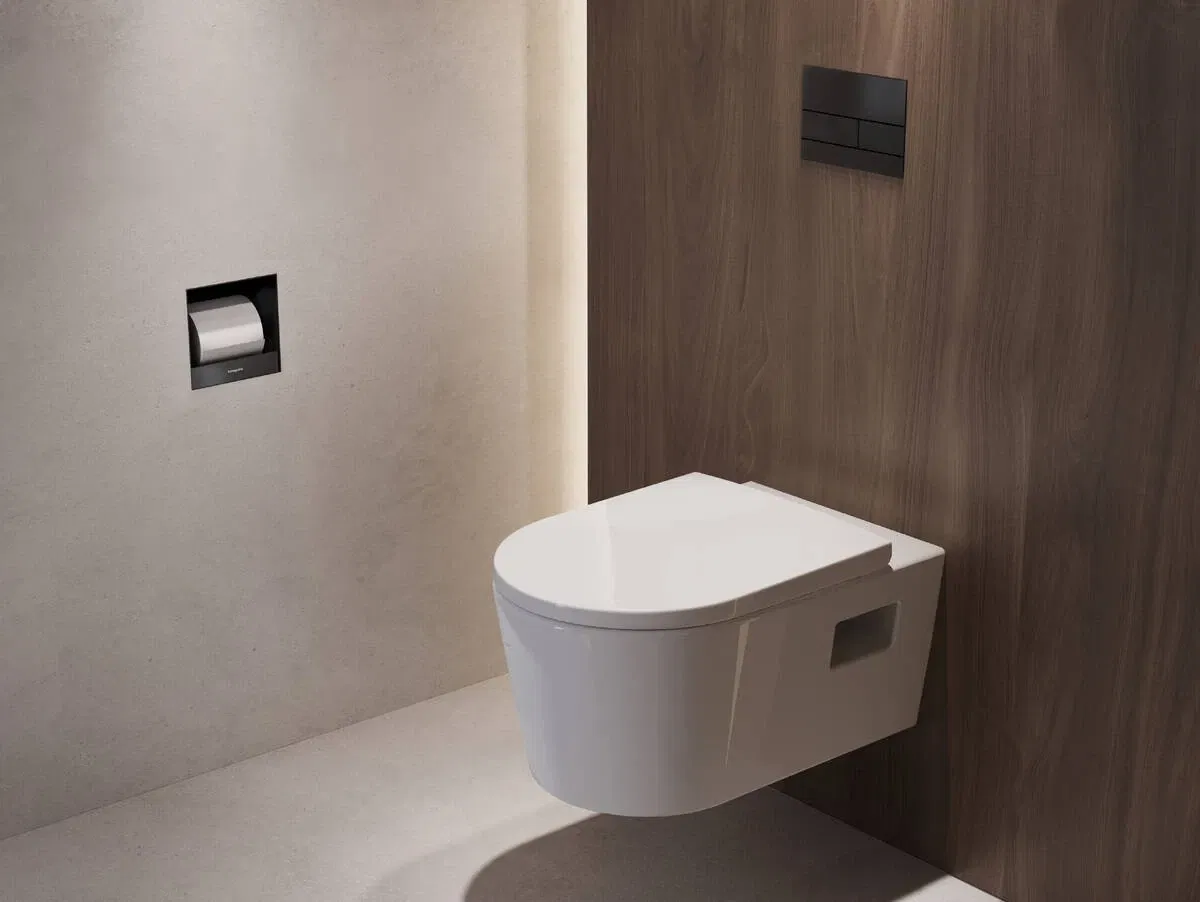 Держатель туалетной бумаги Hansgrohe XtraStoris Original 15x15x14 Matt White 56065700 цена 15906 грн - фотография 2