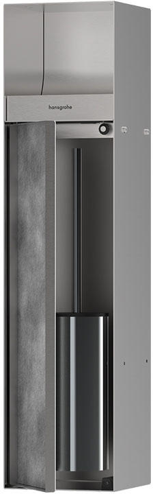 Hansgrohe XtraStoris Rock Brushed Stainless Steel 56062800
