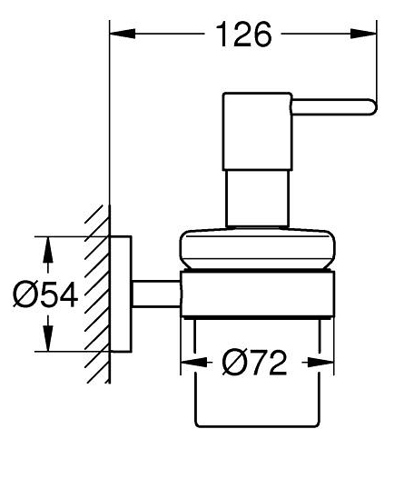 Grohe Selection 1022572430 Габаритные размеры