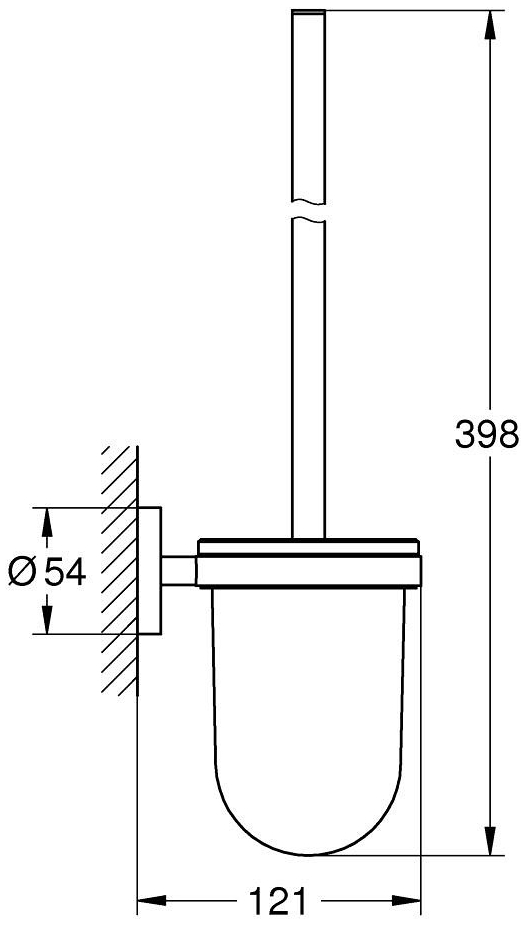 Grohe Essentials 1024682430 Габаритные размеры