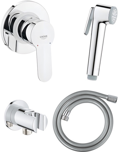 Комплект гигиенического душа со смесителем Grohe BauEdge UA11104000