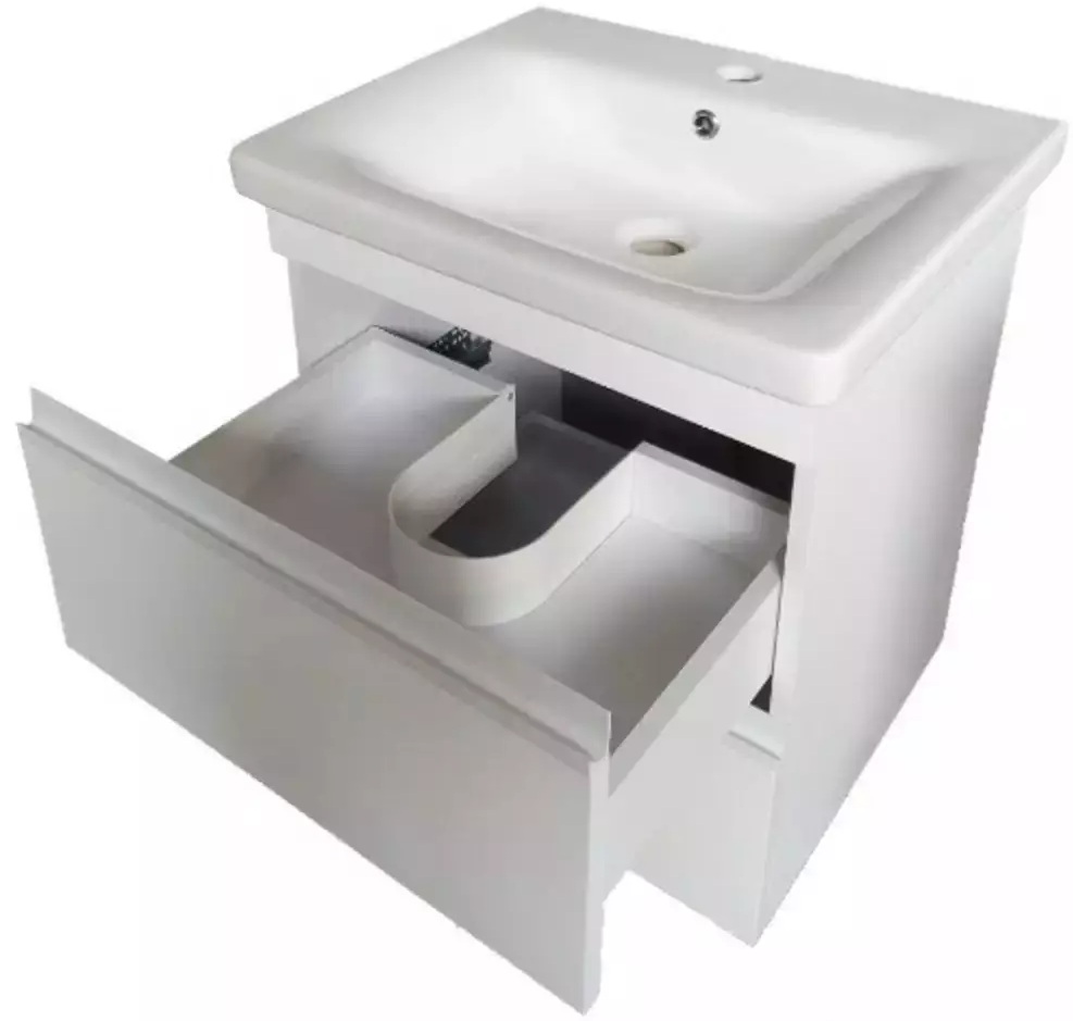 в продажу Тумба з умивальником Devit Frame, 55 см (754055W) - фото 3