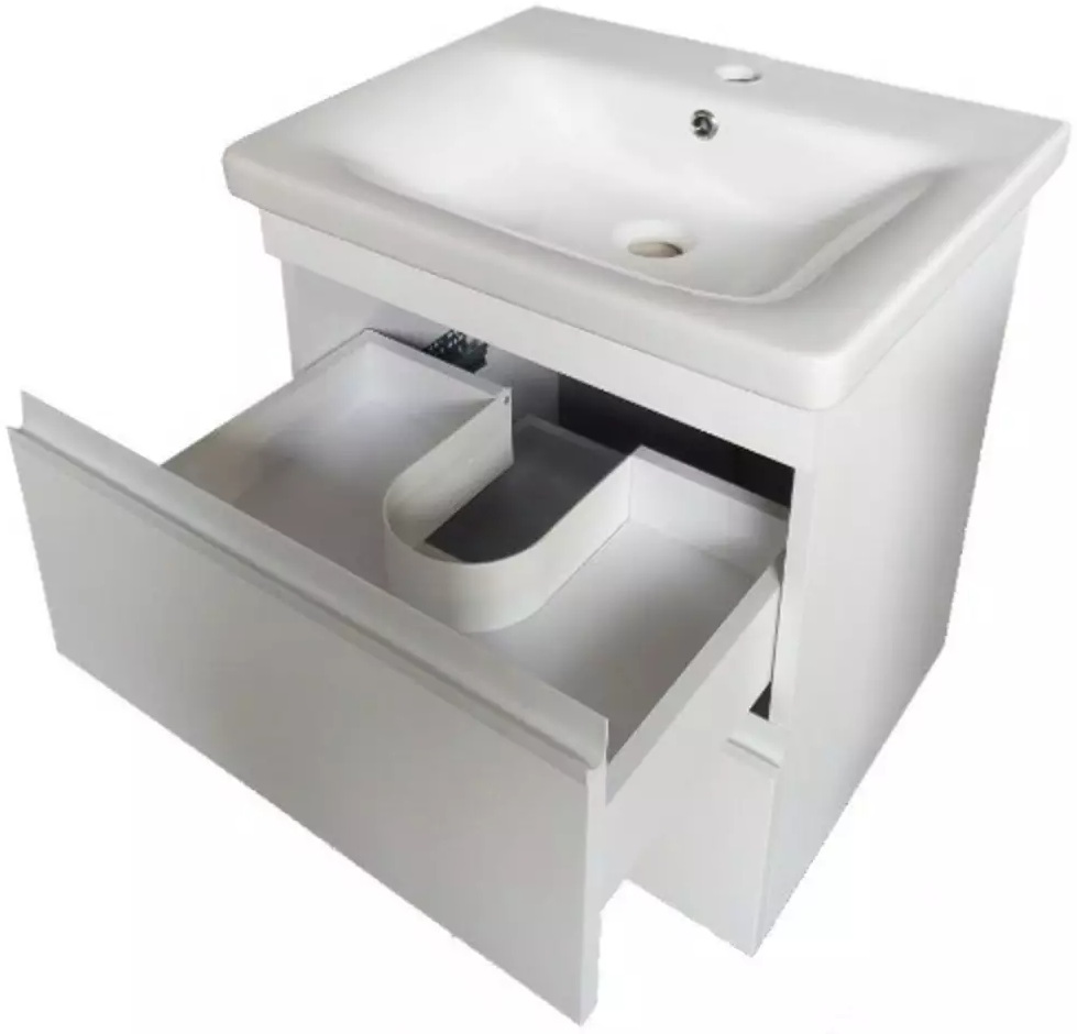 в продажу Тумба з умивальником Devit Frame, 65 см (754065W) - фото 3
