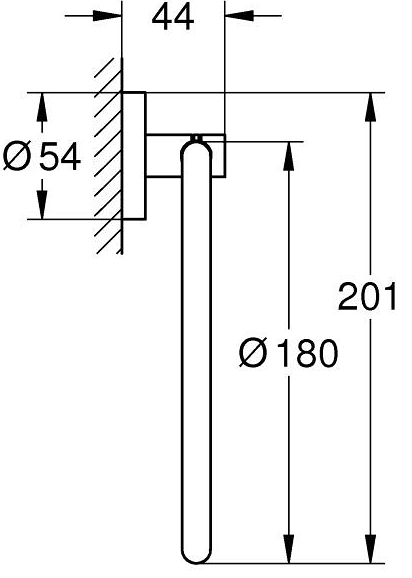 Grohe Essentials (1024612430) Габаритные размеры