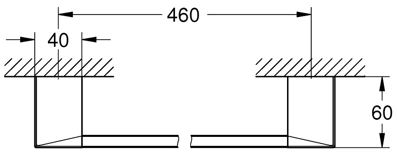 Grohe Selection Cube (40767000) Габаритні розміри