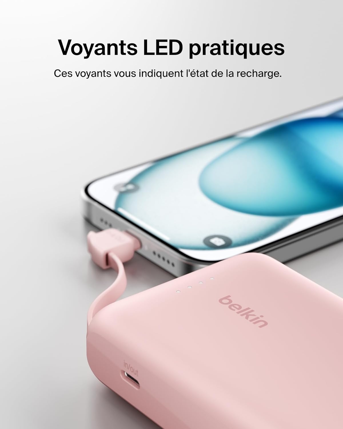 Повербанк Belkin 10000mAh, 20W, USB-C, Pink (BPB021HQPK) инструкция - изображение 6