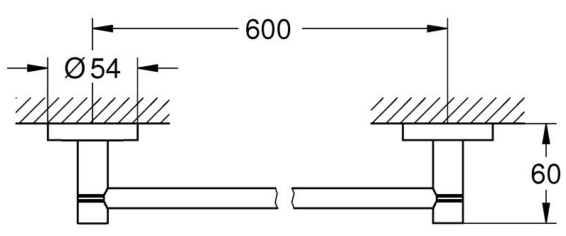 Grohe Essentials (1022512430) Габаритні розміри