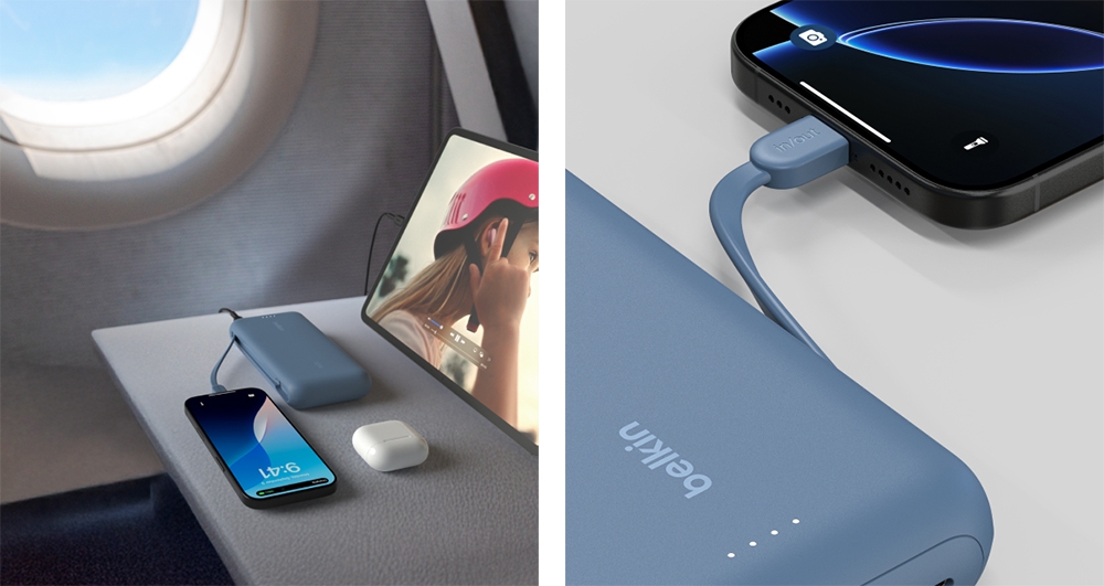 Повербанк Belkin 20000mAh, 30W USB-C Blue (BPB024HQBL) обзор - фото 8