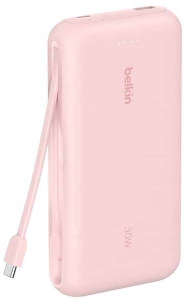 Повербанк Belkin 20000mAh, 30W USB-C Pink (BPB024HQPK) цена 1799 грн - фотография 2