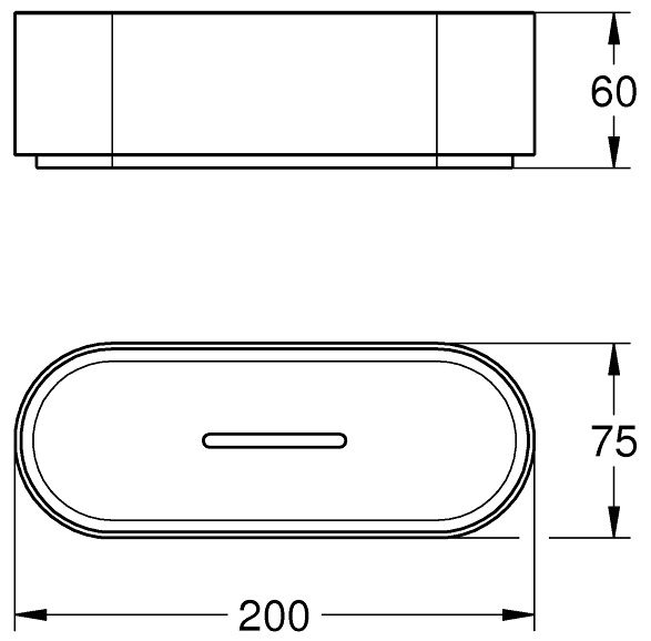 Grohe Selection (41037000) Габаритні розміри