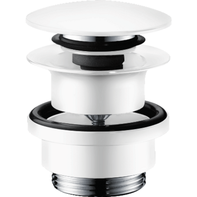Донний клапан Hansgrohe Push-Open Matt White 50100700
